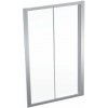 Geberit GEO Sprchové dvere 120x190 cm, strieborná/číre sklo 560.153.00.2