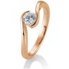 SOFIA DIAMONDS prsteň z ružového zlata s diamantom 0,50 ct BE41/85946-R SOFIA DIAMONDS prsteň z ružového zlata s diamantom 0,50 ct BE41/85946-R
