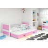 BMS GROUP Dětská postel s přistýlkou RICO 2 80x190 cm, bílá/růžová (Volba matrace: Pěnová matrace) BMS GROUP Dětská postel s přistýlkou RICO 2 80x190 cm, bílá/růžová (Volba matrace: Pěnová matrace)
