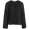 Vila blúzka Top Celine L/S Black čierna