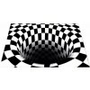 RealG RC-K-1175 Rohožka s 3D efektem 60 × 90 cm, černo-bílá iluze RealG RC-K-1175 Rohožka s 3D efektem 60 × 90 cm, černo-bílá iluze