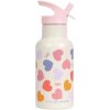 A Little Lovely Company nerezová fľaša na pitie 350 ml srdce A Little Lovely Company nerezová fľaša na pitie 350 ml srdce
