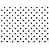 Bavlněná látka / plátno puntíky METRÁŽ - 1 bílá černá Bavlněná látka / plátno puntíky METRÁŽ - 1 bílá černá