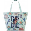 Dámska shopper taška Frida Kahlo 31 L - zelená Dámska shopper taška Frida Kahlo 31 L - zelená
