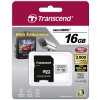 Transcend microSDHC 16GB class 10 TS16GUSDHC10V Transcend microSDHC 16GB class 10 TS16GUSDHC10V