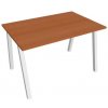 Pracovný stôl UNI A, 120x75,5x80 cm, čerešňa/biela Pracovný stôl UNI A, 120x75,5x80 cm, čerešňa/biela