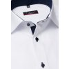 Pánska košeľa ETERNA Modern Fit Royal Oxford biela s modrým kontrastom Non Iron - Krátky rukáv, Veľkosť 38 Pánska košeľa ETERNA Modern Fit Royal Oxford biela s modrým kontrastom Non Iron - Krátky rukáv, Veľkosť 38