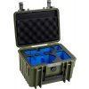 BW Outdoor Cases Type 2000 for DJI Mini 4 Pro Bronze Green