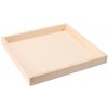 ČistéDrevo Drevená servírovacia tácka 30 x 30 cm ČistéDrevo Drevená servírovacia tácka 30 x 30 cm