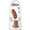 King Cock Model Zakrivený prísavka 24 cm tmavý PVC King Cock Model Zakrivený prísavka 24 cm tmavý PVC