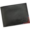 Pierre Cardin čierno-červená pánska kožená peňaženka, s RFID ochranou, 12 × 9 cm Pierre Cardin čierno-červená pánska kožená peňaženka, s RFID ochranou, 12 × 9 cm