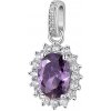 Brosway strieborný prívesok Fancy Magic Purple FMP19