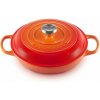 Kastról SIGNATURE 26 cm, 2,2 l, FLAME, liatina, Le Creuset Kastról SIGNATURE 26 cm, 2,2 l, FLAME, liatina, Le Creuset