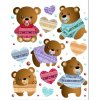 Nažehľovacie nášivky Roztomilé medvedíky – veľký arch Nažehľovacie nášivky Roztomilé medvedíky – veľký arch