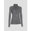 Under Armour Dámske tričko Tech 1/2 Zip - Twist/BLK/MSV Šedá XXL Under Armour Dámske tričko Tech 1/2 Zip - Twist/BLK/MSV Šedá XXL