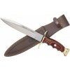 Muela BW-19 lovecký nôž 19 cm, koralové drevo Pakka, mosadz, kožené puzdro Muela BW-19 lovecký nôž 19 cm, koralové drevo Pakka, mosadz, kožené puzdro