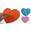 DR Antistresová senzorická hračka Push Pop Bubble - HEART Tyrkysová DR Antistresová senzorická hračka Push Pop Bubble - HEART Tyrkysová