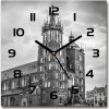 Sklenené hodiny štvorec Krakov Poľsko 30x30 cm Sklenené hodiny štvorec Krakov Poľsko 30x30 cm