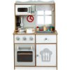 ECOTOYS Dřevěná kuchyňka bílo-hnědá