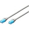 Digitus DK-1511-020 patch, UTP, CAT 5e, AWG 26/7, měď, 2m, šedý