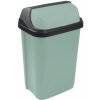 Keeeper Koš odpadkový se zasouvacím víkem 10 l, zelený