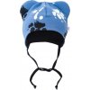 Dojčenská bavlnená čiapka s uškami New Baby labka modrá 68 (4-6m) Dojčenská bavlnená čiapka s uškami New Baby labka modrá 68 (4-6m)