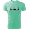 Gitary v rade - Pánske tričko Fantasy športové - XL ( Mätová ) Gitary v rade - Pánske tričko Fantasy športové - XL ( Mätová )