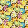 Vymalujsisam.sk Maľovanie podľa čísiel - Donuts Veľkosť: 50x50cm, Rám: Bez rámu, iba zrolované plátno Vymalujsisam.sk Maľovanie podľa čísiel - Donuts Veľkosť: 50x50cm, Rám: Bez rámu, iba zrolované plátno