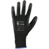 Pracovné rukavice Cxs Brita Black čierne, Nylon PU, veľ. 5 Pracovné rukavice Cxs Brita Black čierne, Nylon PU, veľ. 5