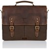 Kožená pánská taška Paolo Peruzzi T-07 hnědá Kožená pánská taška Paolo Peruzzi T-07 hnědá