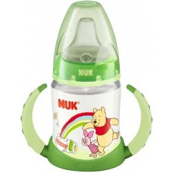 Nuk Fľaštička na učenie Medvedík Pú 150ml - Zelená