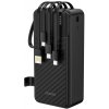 DUDAO 122302 DUDAO K11 Max 30000 mAh Externá nabíjačka s káblami čierna DUDAO 122302 DUDAO K11 Max 30000 mAh Externá nabíjačka s káblami čierna