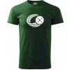 Florbal lopta - Klasické pánske tričko vyššej gramáže - XS ( Fľaškovozelená ) Florbal lopta - Klasické pánske tričko vyššej gramáže - XS ( Fľaškovozelená )