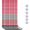 Unihoc Basic FIGHTER 12 sticks + 6 balls červená / čierna, Obojstranná, 96cm (=106cm), (13 - 18 rokov) Unihoc Basic FIGHTER 12 sticks + 6 balls červená / čierna, Obojstranná, 96cm (=106cm), (13 - 18 rokov)