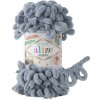 Alize Puffy 100g Farba: stredne sivá 428 Alize Puffy 100g Farba: stredne sivá 428