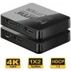 Rozbočovač HDMI PremiumCord s 1-2 portami, napájaný z USB, 4K, FULL HD, 3D Rozbočovač HDMI PremiumCord s 1-2 portami, napájaný z USB, 4K, FULL HD, 3D