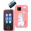 TELEFÓN pre deti SMARTFÓN DOTYKOVÝ DISPLEJ FOTOAPARÁT JEDNOROŽEC RUŽOVÝ K08 + KARTA 64GB TELEFÓN pre deti SMARTFÓN DOTYKOVÝ DISPLEJ FOTOAPARÁT JEDNOROŽEC RUŽOVÝ K08 + KARTA 64GB