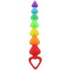 ToyJoy Rainbow Heart Beads (21 cm) ToyJoy Rainbow Heart Beads (21 cm)