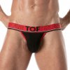 Jocksy TOF Paris Champion Jockstrap čierne S, pánske bavlnené jocksy Jocksy TOF Paris Champion Jockstrap čierne S, pánske bavlnené jocksy