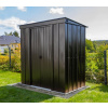Spacemaker 84 Onyx kovový záhradný domček 119 x 254 x 196 cm, čierna farba Spacemaker 84 Onyx kovový záhradný domček 119 x 254 x 196 cm, čierna farba