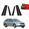 6v1 Karbónová fólia na stĺpiky pre Škoda Octavia 3 Kombi 5D (2017-2020) 6v1 Karbónová fólia na stĺpiky pre Škoda Octavia 3 Kombi 5D (2017-2020)