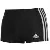 adidas 3S Infinitex Drive Boxer Trunks Mens Black/White 26 adidas 3S Infinitex Drive Boxer Trunks Mens Black/White 26