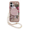 Guess IML Flowers Strap MagSafe zadný kryt pre iPhone 17 Pink Guess IML Flowers Strap MagSafe zadný kryt pre iPhone 17 Pink