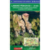 Labské pískovce, národní parky České a Saské Švýcarsko - turistická mapa Labské pískovce, národní parky České a Saské Švýcarsko - turistická mapa