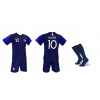 Sada 116 NAVY BLUE, modrá (Futbalový outfit s gaitermi - Mbappe France - 116) Sada 116 NAVY BLUE, modrá (Futbalový outfit s gaitermi - Mbappe France - 116)