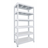 Kovový regál policový Biedrax 45 x 120 x 180 cm, biely - 6 políc pozink Kovový regál policový Biedrax 45 x 120 x 180 cm, biely - 6 políc pozink