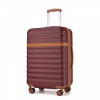 Kono 2484 Kufor spinner 65cm Vínovo červená ABS/Polykarbonát Rozšíriteľný Kono 2484 Kufor spinner 65cm Vínovo červená ABS/Polykarbonát Rozšíriteľný