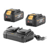 Sada dvě baterie 20V 4Ah Procraft 20/4 ATA-40B a nabíječka na dvě baterie 20/2 | S2x20/4ATA-40B-20/2 Sada dvě baterie 20V 4Ah Procraft 20/4 ATA-40B a nabíječka na dvě baterie 20/2 | S2x20/4ATA-40B-20/2