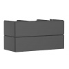 Hansgrohe Xilesa E - Umývadlová skrinka, 62x118x55 cm, 2 zásuvky, matná sivá 54303760 Hansgrohe Xilesa E - Umývadlová skrinka, 62x118x55 cm, 2 zásuvky, matná sivá 54303760