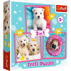 Trefl Puzzle 106 dielikov 3 v 1 Puzzle Psy vo vani Trefl Puzzle 106 dielikov 3 v 1 Puzzle Psy vo vani